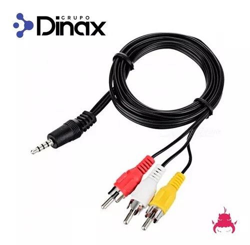 CABLE RCA AUDIO Y VIDEO DINAX 1.5 MT (DX-35RCA15)