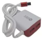 CARGADOR 220V. IBEK TIPO C 3.8 AMP. IB-3803 (2 USB CON CABLE) - Imagen 4