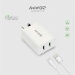 CARGADOR 220V. MIXOR REALIDAD  V8 4.4 AMP. (2 USB + CABLE) - Imagen 2