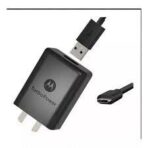CARGADOR 220V SIMIL MOTOROLA TURBO POWER V8  30W CELESTE (1 USB + CABLE) - Imagen 2
