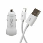 CARGADOR 12V. ONLY POWERED V8 3.1AMP (2 USB + CABLE) - Imagen 4