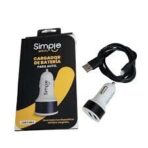 CARGADOR 12V. SIMPLE V8 (2 USB + CABLE) - Imagen 2