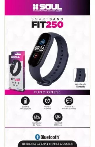 RELOJ SMART BAND SOUL FIT 250