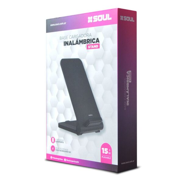 CARGADOR INALAMBRICO SOUL STAND PLEGABLE (S100)