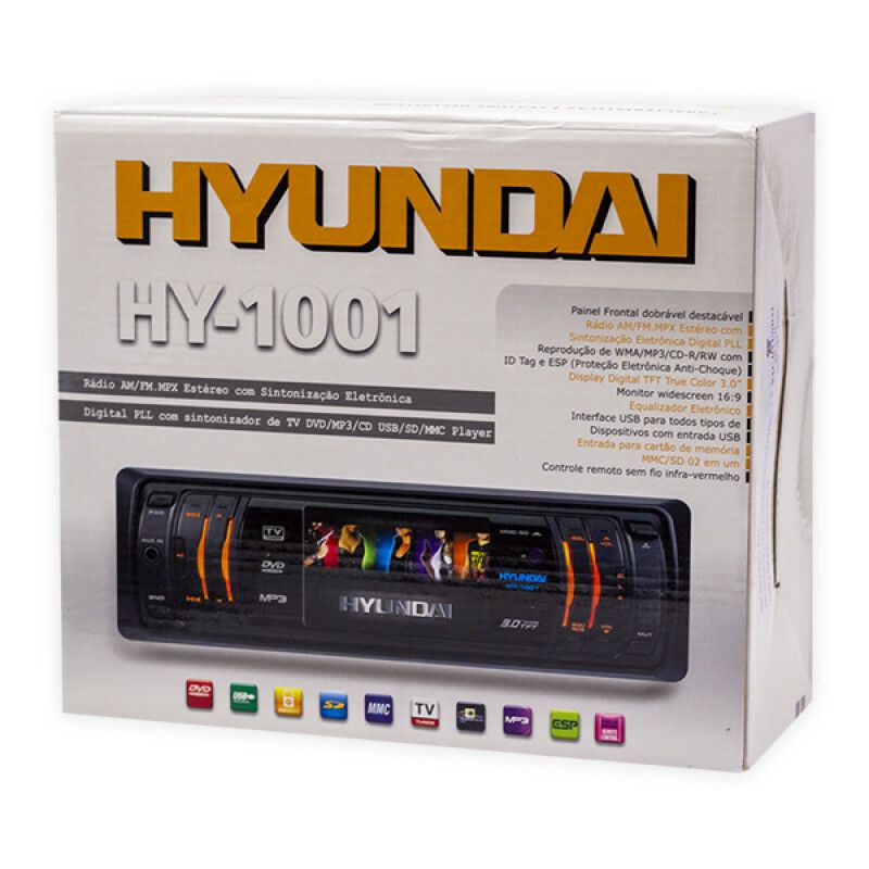 STEREO PARA AUTO HYUNDAI HY-1001 STEREO PARA AUTO HYUNDAI HY-1001 - Imagen 1