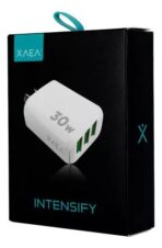 CARGADOR 220V. XAEA INTENSIFY IPHONE 4.4.AMP. (3 USB + CABLE)