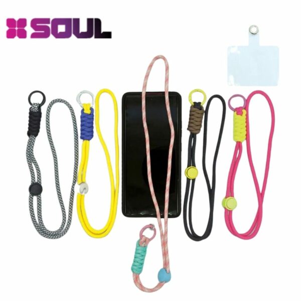 CORREA DE CUELLO SOUL LAZO COLORES PACK X 5 UNIDADES