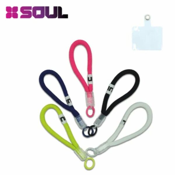 CORREA DE MANO SOUL LAZO COLORES PACK X 5 UNIDADES