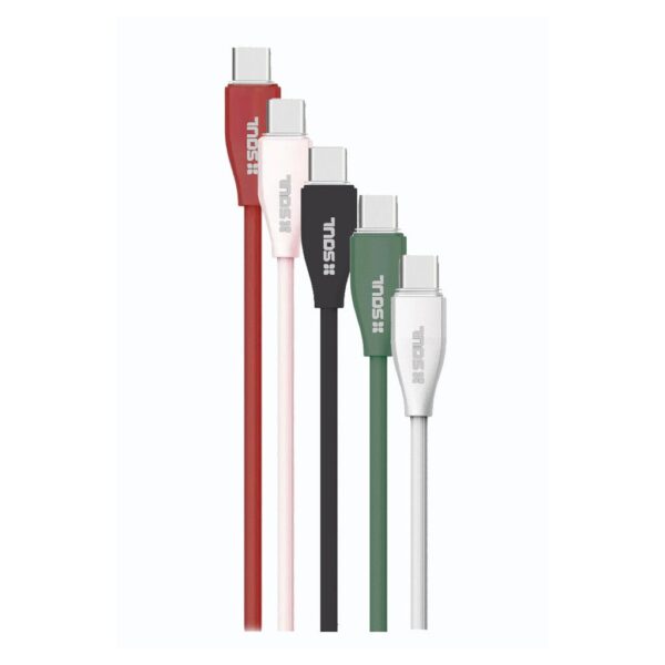 CABLE USB SOUL SOFT IPHONE 2AMP. (2 MTS)