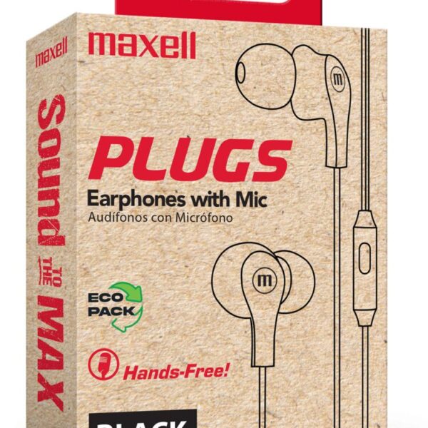 AURICULAR MANOS LIBRES MAXELL PLUGS (347366)