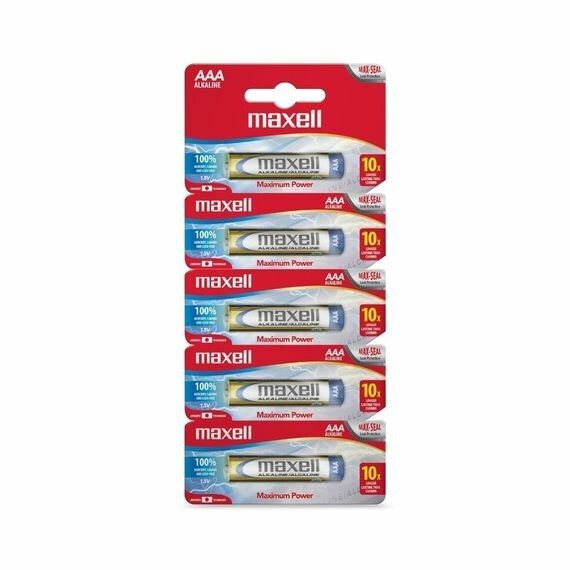 PILA ALCALINA MAXELL AA LR6 (X5 UNID)