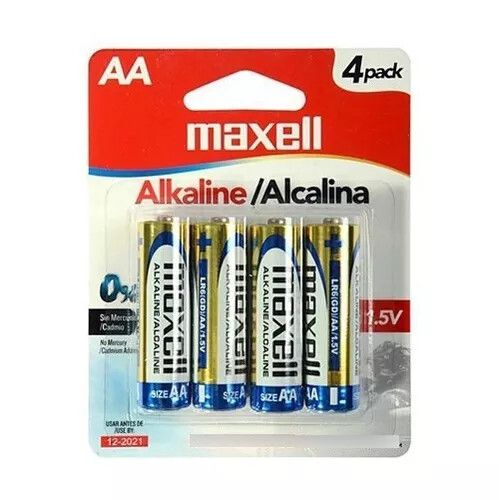PILA ALCALINA MAXELL AA LR6 (X4 UNID)