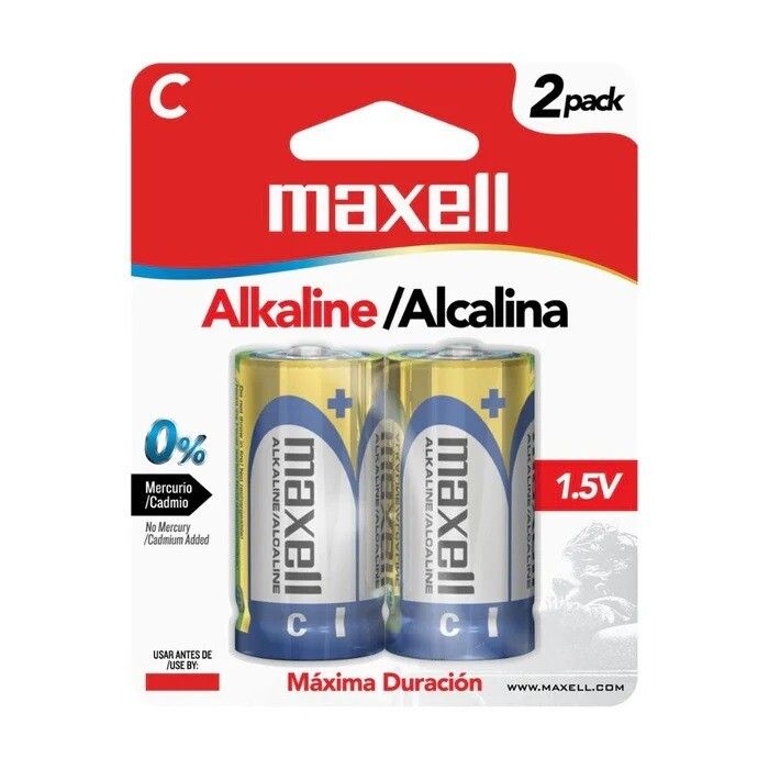 PILA ALCALINA MAXELL C LR14 (X2 UNID) PILA ALCALINA MAXELL C LR14 (X2 UNID) - Imagen 1