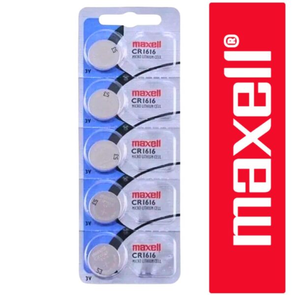 PILA LITIO MAXELL CR1616 (X5 UNID)