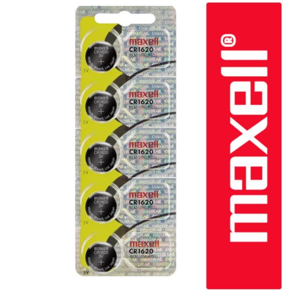 PILA LITIO MAXELL CR1620 (X5 UNID)