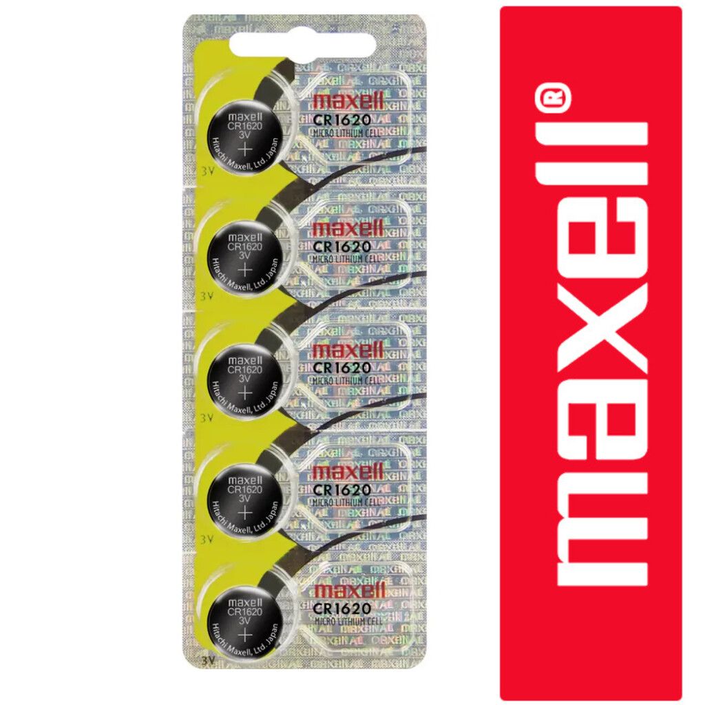 PILA LITIO MAXELL CR1620 (X5 UNID) PILA LITIO MAXELL CR1620 (X5 UNID) - Imagen 1