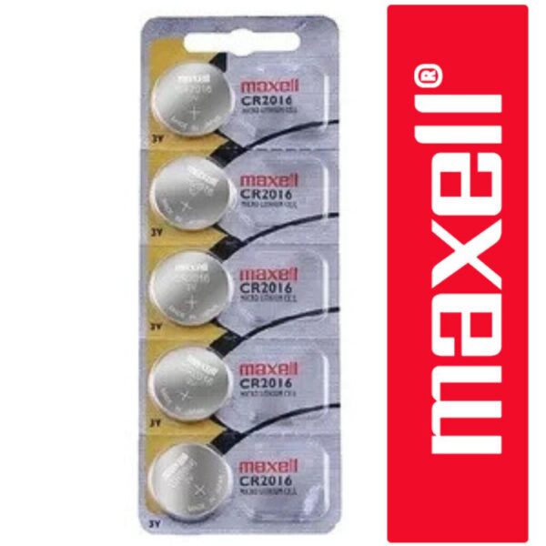 PILA LITIO MAXELL CR2016 (X5 UNID)