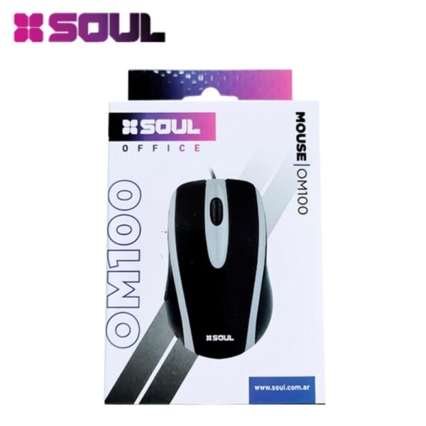 MOUSE USB SOUL OM100