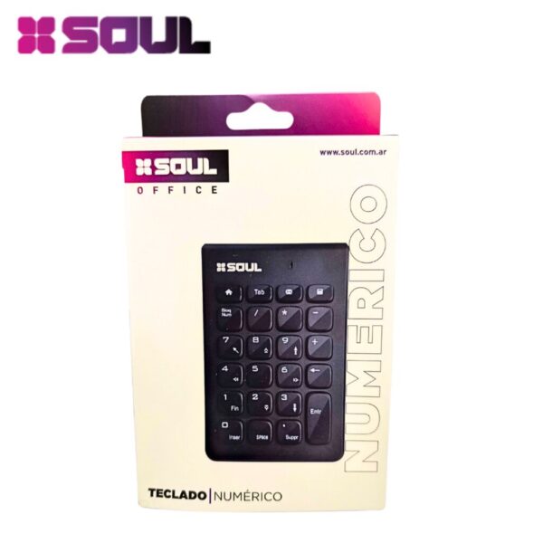 TECLADO USB NUMERICO SOUL K50