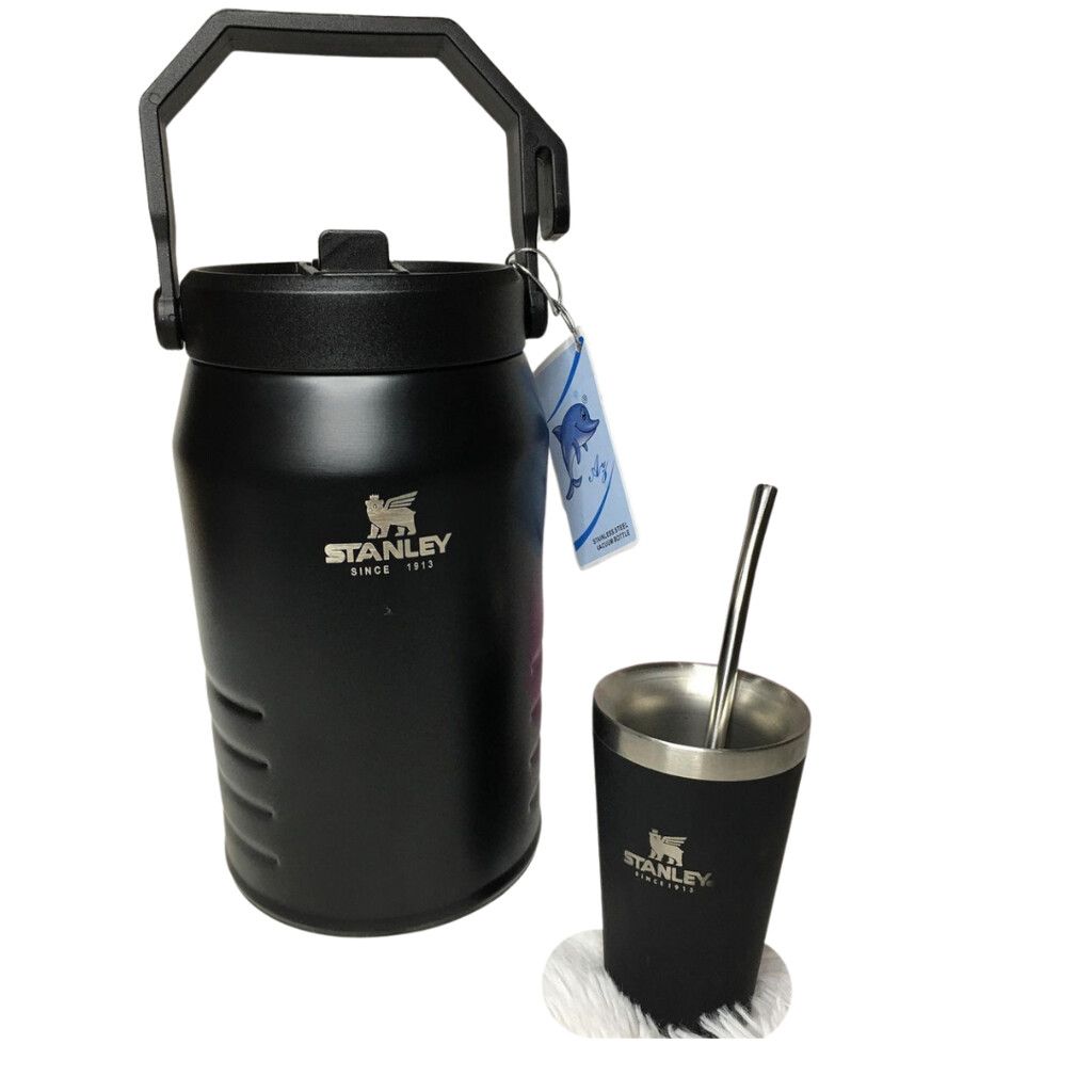 SET TERMOLAR 1,9LTS + VASO + BOMBILLA SIMIL STANLEY SET TERMOLAR KALPANA 1,9LTS + VASO + BOMBILLA SIMIL STANLEY (KL-190RS) - Imagen 1