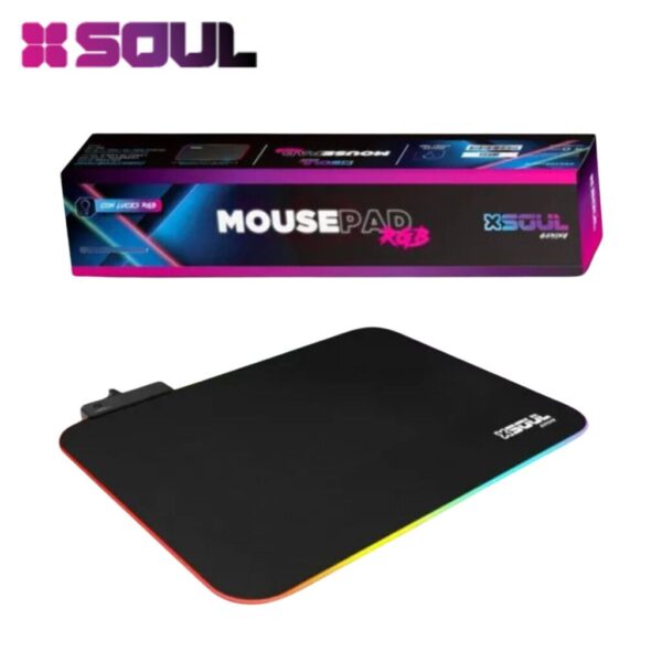 MOUSEPAD GAMER SOUL USB RGB 36 x 26CM