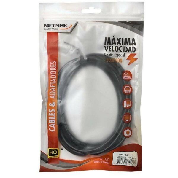 CABLE PRINTER NETMAK 1.8 M.