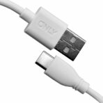 CABLE USB ONLY MODO-003 TIPO C 2.1 AMP. (BOLSITA BLANCO/NEGRO) - Imagen 2