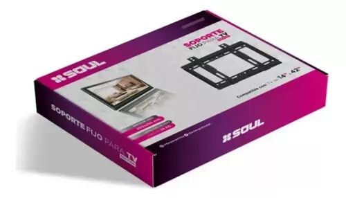 SOPORTE TV SOUL FIJO 14''A 42'' (SOP-TV50)