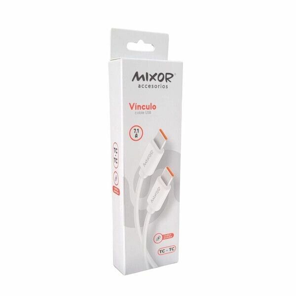 CABLE USB MIXOR VINCULO TIPO C A TIPO C 7.1AMP. (MODM-137)
