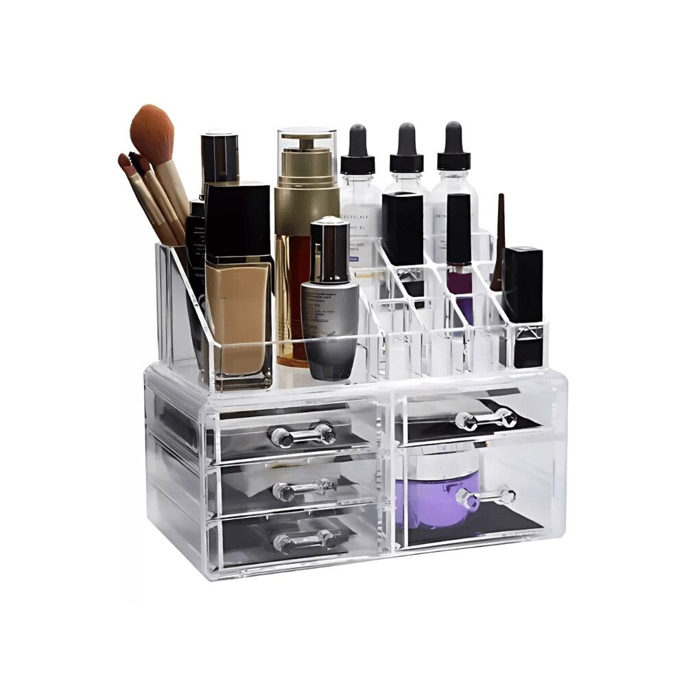 CAJA ORGANIZADORA DE COSMETICO CON CAJON (JN805) CAJA ORGANIZADORA DE COSMETICO CON CAJON (JN805) - Imagen 1