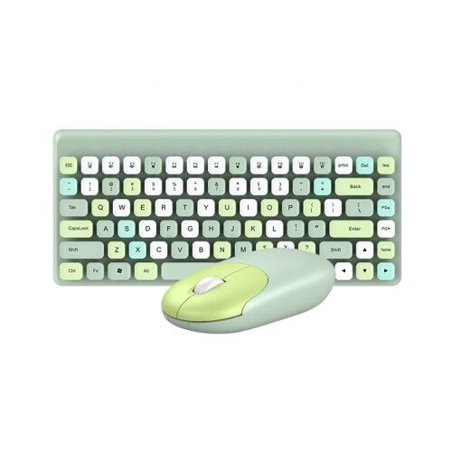 COMBO TECLADO Y MOUSE INALAMBRICO QW02 (COLORES)