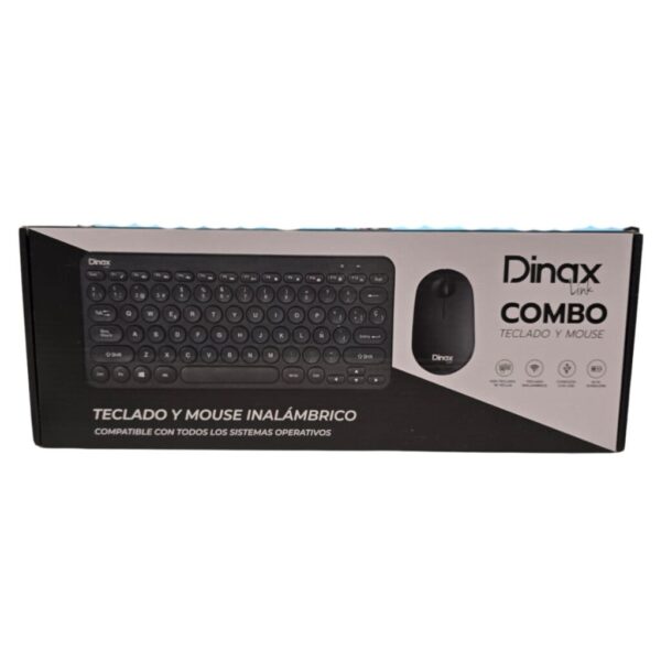 COMBO TECLADO Y MOUSE INALAMBRICO MEDIANO DINAX (DX-COMBMT547)