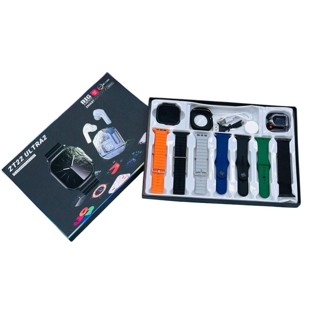 RELOJ SMART WATCH + AURICULAR INALAMBRICO ZT22 ULTRA 2 (7 EN 1) RELOJ SMART WATCH + AURICULAR INALAMBRICO ZT22 ULTRA 2 (7 EN 1) - Imagen 1