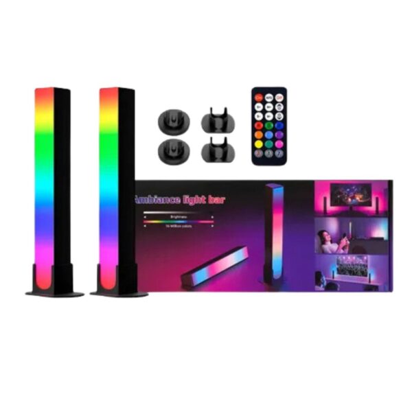 LUCES RGB RITMICAS CON CONTROL REMOTO (AMBIANCE LIGHT BAR)(RGBLAMP2)