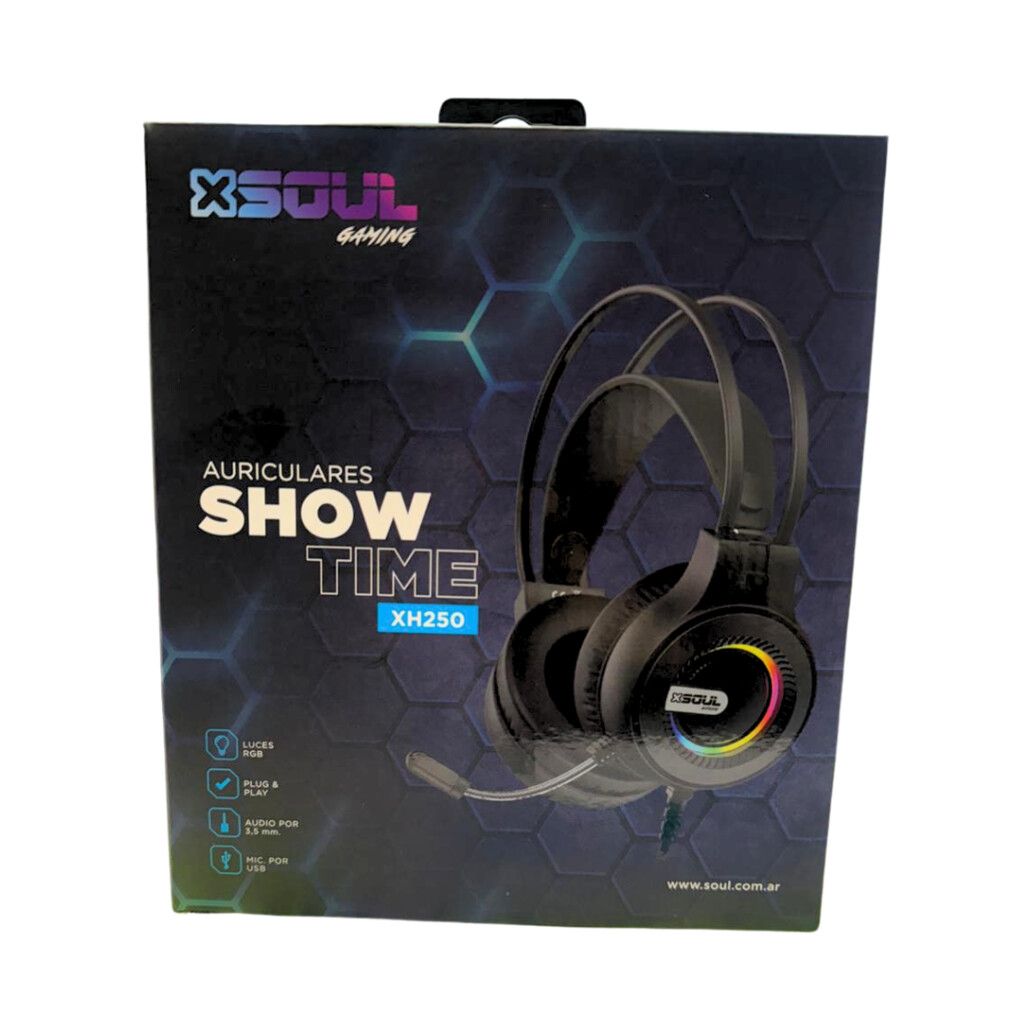 AURICULAR VINCHA SOUL GAMER SHOW TIME XH250 AURICULAR VINCHA SOUL GAMER SHOW TIME XH250 - Imagen 1