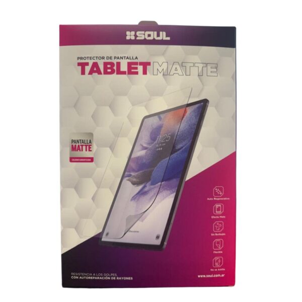 LAMINAS HIDROGEL TABLET SOUL MATTE  (PACK X25 UNIDADES)