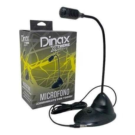 MICROFONO DINAX CON CABLE Y BASE (DX-MICRO23)