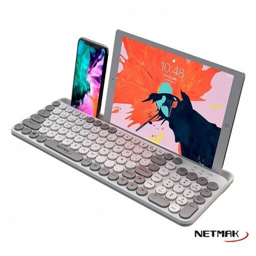 TECLADO INALAMBRICO NETMAK (NM-KB380-W)