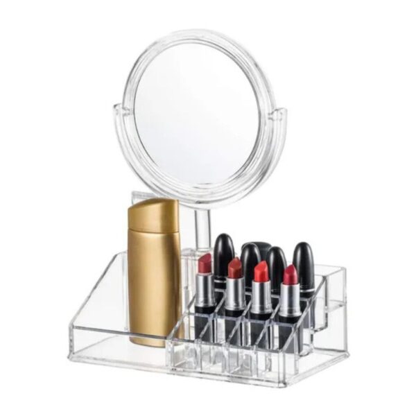 CAJA ORGANIZADORA DE COSMETICO CON ESPEJO (CX-222)