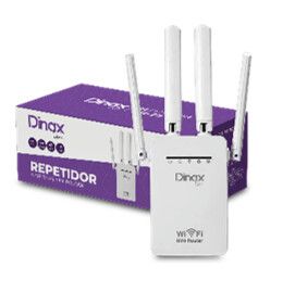 REPETIDOR WIFI DINAX/ MINI ROUTER 4 ANTENAS (REP-RP4200A)