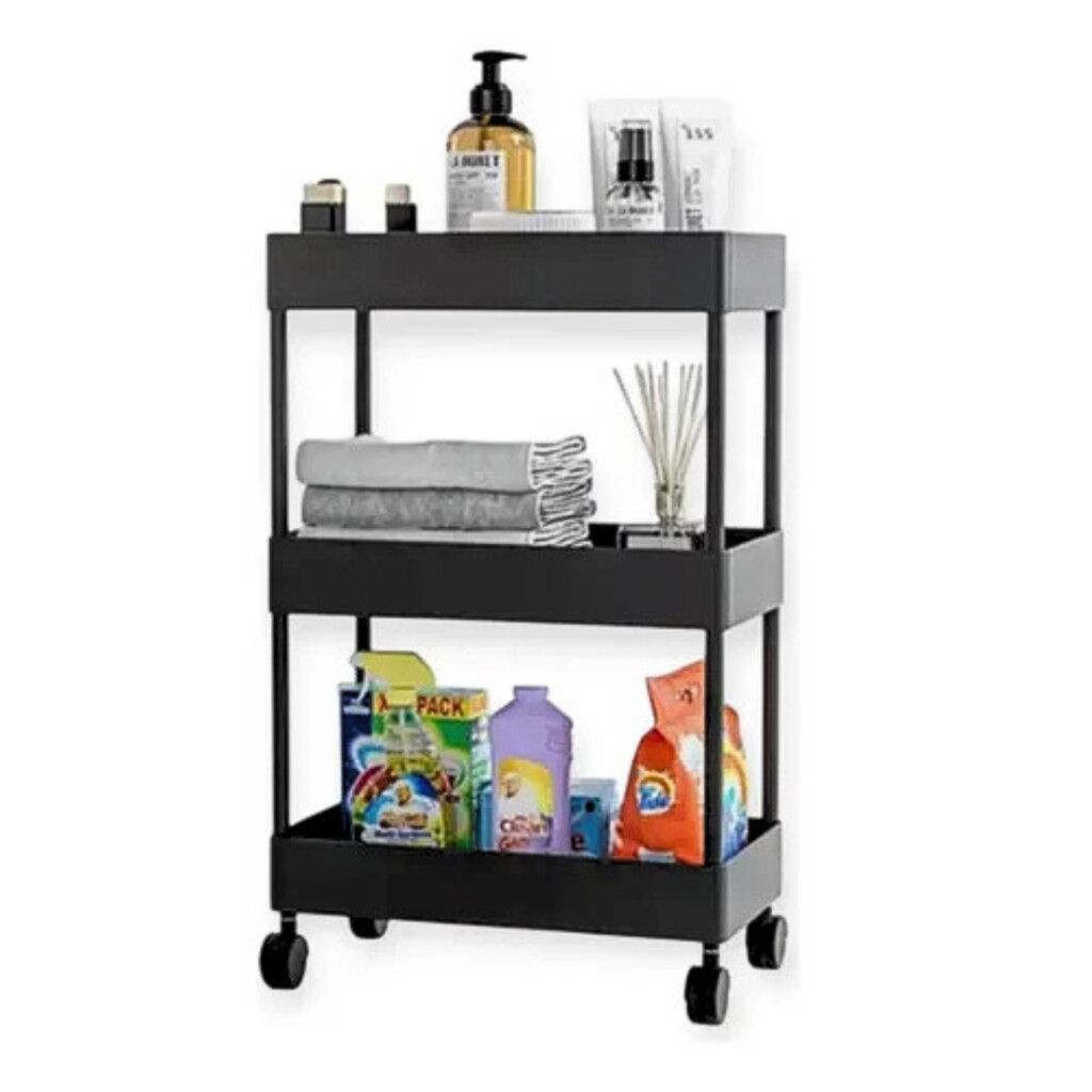 ESTANTE DE 3 NIVELES DE PLASTICO (73033) ESTANTE DE 3 NIVELES DE PLASTICO (73033) - Imagen 1