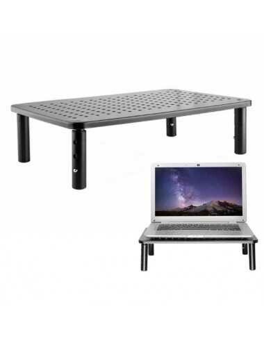 SOPORTE PARA MONITOR NETMAK ELEVADOR 3 NIVELES (NM-ST20)