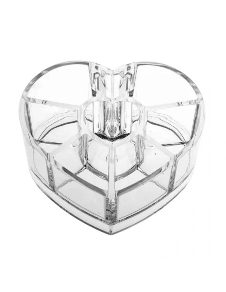 CAJA ORGANIZADORA DE COSMETICO CHICA CORAZON (EC100408) CAJA ORGANIZADORA DE COSMETICO CHICA CORAZON (EC100408) - Imagen 1