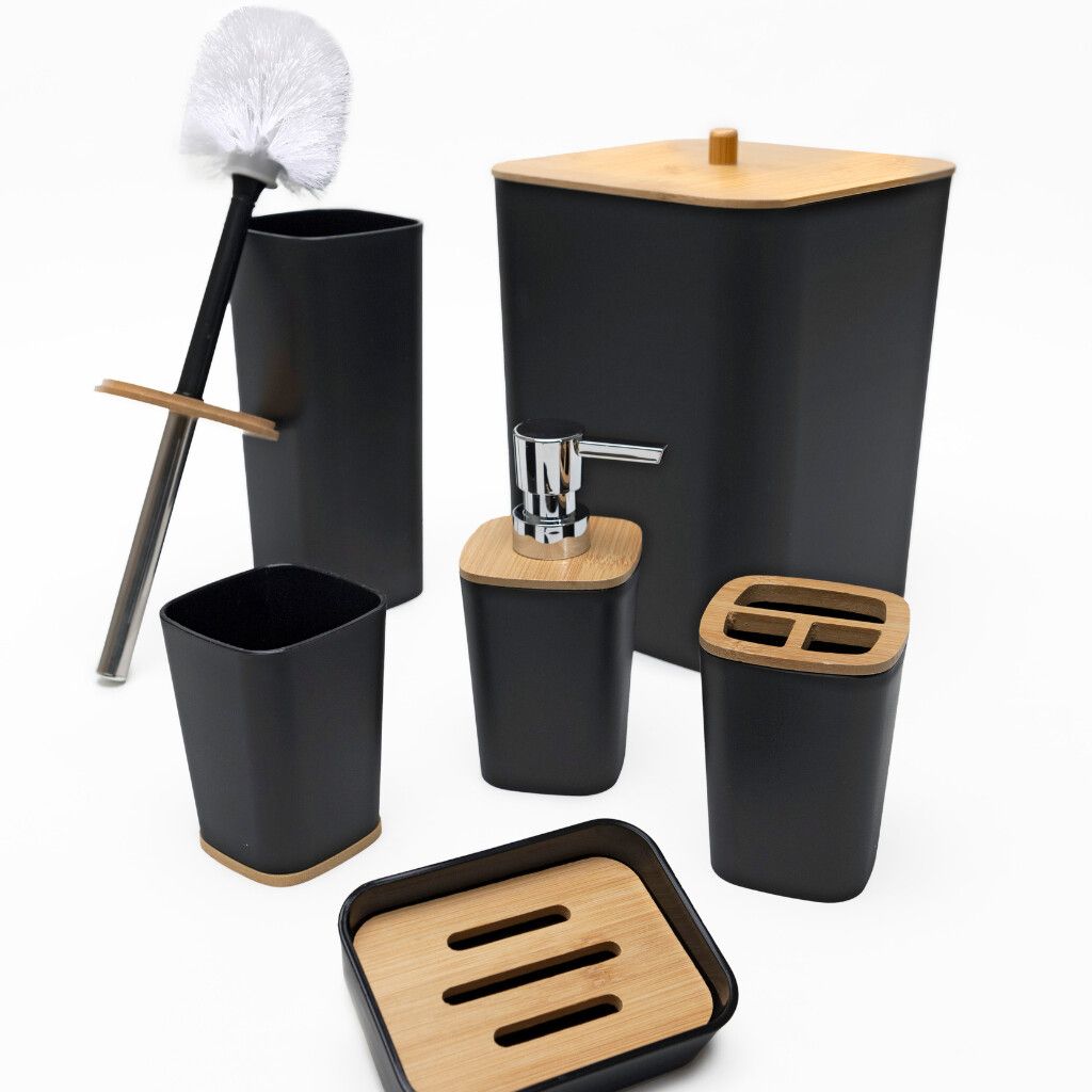 SET DE BAÑO RECTANGULAR 6 PIEZAS (CC-01) SET DE BAÑO RECTANGULAR 6 PIEZAS (CC-01) - Imagen 1