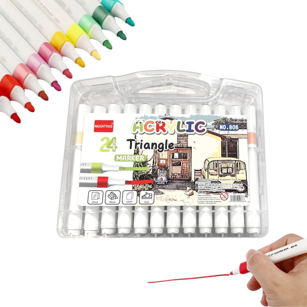 SET DE MARCADORES ACRYLIC N° 806 X24 SET DE MARCADORES ACRYLIC N - Imagen 1