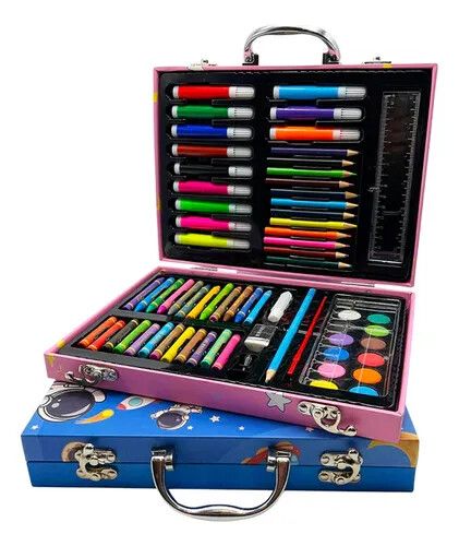 SET DE ARTE INFANTIL VALIJA 67 PIEZAS (KBX-67-2)