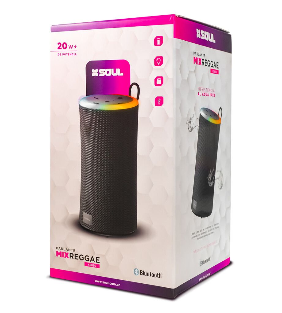 PARLANTE BTH SOUL XS850 MIX REGGAE PARLANTE BTH SOUL XS850 MIX REGGAE - Imagen 1