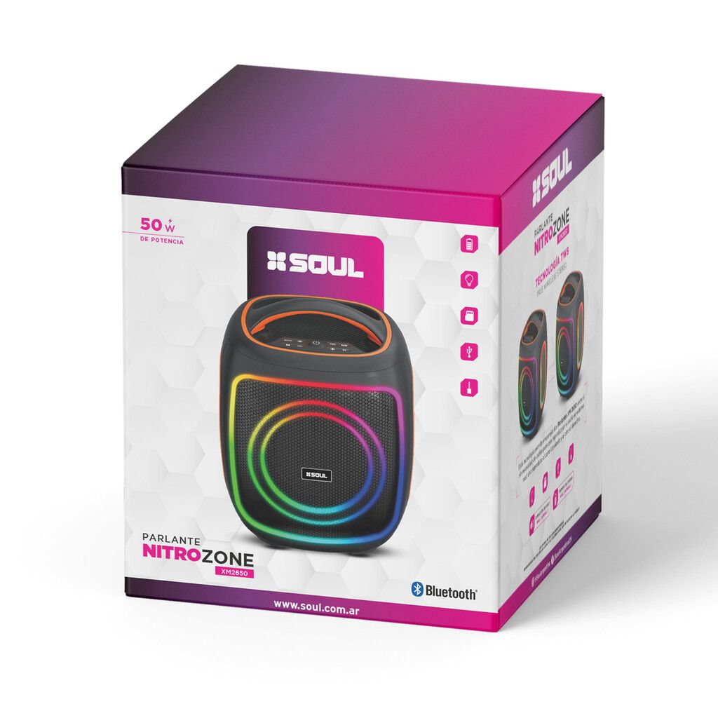 PARLANTE BTH SOUL XM2650 NITRO ZONE PARLANTE BTH SOUL XM2650 NITRO ZONE - Imagen 1