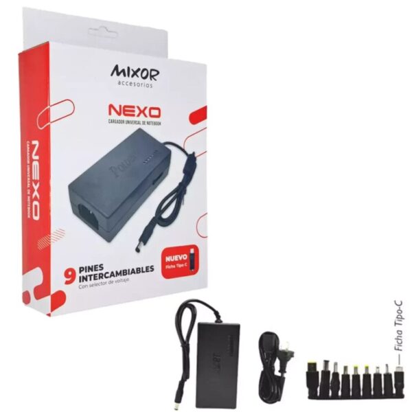 CARGADOR 220V. UNIVERSAL PARA NOTEBOOK MIXOR NEXO