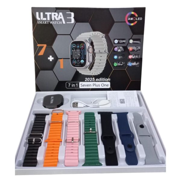 RELOJ SMART WATCH ULTRA 3 7 EN 1 (MODV-000X)